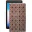 Чехол StatusCASE из экокожи для планшета Alcatel 1T 7 4G Коричневый ромб - миниатюра 1