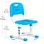 Стульчик Evo-kids голубой (EVO-301 BL) - миниатюра 2