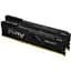 Пам'ять 16Gb x 2 DDR4 3200 MHz Kingston Fury Beast чорний 16-18-18 1.35V з радіатором (KF432C16BB1K2/32) - мініатюра 1