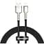 Кабель Baseus Cafule Metal USB to Lightning 2м Black (CALJK-B01) [73380] - мініатюра 1