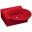 Раковина Idevit Myra Mini 33x36 0201-0367-08 лівий, Червоний - мініатюра 1