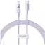 Кабель Baseus Gem Fast-Charging Data Cable USB-C to iP 20W 2 м Nebula Purple - миниатюра 1