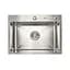 Кухонная мойка Platinum Handmade 580x430x220 (толщина 3,0/1,5 мм корзина и дозатор в комплекте), Нержавеющая сталь - миниатюра 1