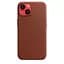 Чехол CasePro Leather Case with MagSafe Umber для iPhone 14 Plus - миниатюра 5