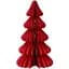 Ялинка декоративна паперова МВМ My home 250х140 мм S темно-червона (DH-NY-92 S DARK RED) - мініатюра 1