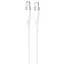 Кабель Proove Light Silicone Plus Type-C to Type-C 60W (1m) white - мініатюра 1