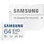 Карта пам'яті Samsung EVO Plus MicroSD 64GB Class 10 + ad (MB-MC64KA/EU) R/W 130 Mb/s - мініатюра 1