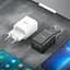 Блок — Адаптер мережевий HOCO Type-C to Type-C Cable Founder charger set N28 набір білий - мініатюра 7
