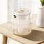 Зволожувач повітря Hoco HX31 Dual spray humidifier with digital display White - мініатюра 7