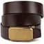Кожаный ремень Vintage мужской 115х3,4 см acs0014913 - миниатюра 1