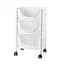 Полиця пластикова Guzzini Kitchen Active Design, на колесах, 69х44,5х30,5 см, білий (22650511) - мініатюра 1