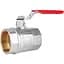 Кран кульовий Thermo Alliance Standart 2" ВВ прямий, нікель, PN40, важіль SD600NW50PN40 - мініатюра 1