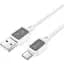 Кабель Hoco X108 Benefit silicone charging data cable Type-C Білий - мініатюра 1