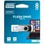 USB Flash накопичувач Goodram 8GB UTS2 Twister black (UTS2-0080K0R11) - мініатюра 2