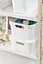 Кошик Idea Home Pyramid з кришкою 8.2 л 36x24x12.5 см білий (00642 White) - мініатюра 3