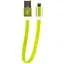 Кабель Dengos PLS-M-SHRT-PLSK Flat Micro USB cable 0.2m Green - миниатюра 1