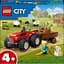 Конструктор LEGO City Червоний фермерський трактор із причепом і вівцями 116 деталей (60461) - мініатюра 1