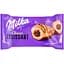 Круасан Milka з начинкою з молочним шоколадом, знизу глазурований молочним шоколадом та згори декорований молочним шоколадом, 50г - мініатюра 1
