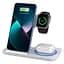 Беспроводное зарядное устройство представляет собой WiWU Foldable 3 in 1 Wireless Charger Wi-W020. - миниатюра 2