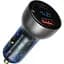 Зарядное устройство Baseus Particular Digital Display QC+PPS Dual Quick Charger Car Charger 65W Shallow tarnish (CCKX-C0A) - миниатюра 1