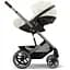 Прогулянкова коляска Cybex Balios S Lux TPE Seashell Beige з бампером (524001203) - мініатюра 6