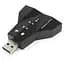 Звуковая карта 7.1 USB QTS-009 Black (16163) - миниатюра 2