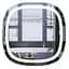 Дзеркало Mixxus Premium DIVERSE MR16-70x70 (LED Touch, Anti-fog (3-6,5kK)) (MP6640) - мініатюра 1