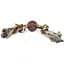 Іграшка для собак Camon бавовняна мотузка з м'ячем, 29 см - мініатюра 2