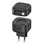 Сетевое зарядное устройство Usams US-CC202 PD35W Dual 2C Output GaN Fast Charger With Type-C Magnetic Retractable Cable Module (EU) Черный - миниатюра 1