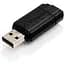 USB флеш накопичувач Verbatim 64GB Store 'n' Go PinStripe Black USB 2.0 (49065) - мініатюра 4