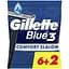 Одноразовые станки для бритья Gillette Blue 3 Comfort Slalom, 8 шт. - миниатюра 1