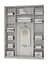 Шкаф-купе трехдверный MebelStar Комбо BG 3 Зеркала 180x45x240 см Бетон (MBS-9848) - миниатюра 2