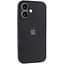 Чохол Silicone Case Full Camera Protective (AA) для Apple iPhone 17 (6.3) Чорний / Black - мініатюра 1