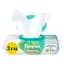 Набор детские влажные салфетки Pampers Harmonie New Baby Aloe Vera 138 шт. (3 уп. по 46 шт.) - миниатюра 1