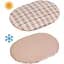 Лежак для животных BronzeDog Comfort овальный L 45х60х12 см бежевый - миниатюра 4