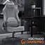 Игровое кресло GamePro Size L Fabric Dark Grey (FGC750DG) - миниатюра 11