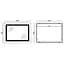 Дзеркало Mixxus Style MR13-80x60-Reverse (LED Touch, антизапотівання, димер, регулювання яскравості) MI6666 - мініатюра 4