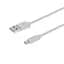 Кабель Grand-X USB - micro USB (M/M), Cu, 2.5 м, White (PM025W) - мініатюра 1