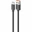 Дата кабель Amaya M77 USB to MicroUSB 2A (1m) Black - миниатюра 1