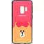 Чехол-накладка Toto Cartoon Print Glass Case Samsung Galaxy S9 Line friends Brown - миниатюра 1