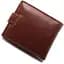 Стильне шкіряне чоловіче портмоне ST Leather В103 коричневе 9,5 см - мініатюра 2