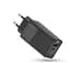 Сетевой адаптер питания - ЗП Kuulaa 65W GaN KL-CD20 2 выхода USB + Type-C черный - миниатюра 1