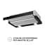 Витяжка телескопічна Perfelli TL 602 BL LED - мініатюра 4