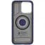 Чохол SGP PC+Leather with MagSafe для Apple iPhone 15 (6.1) Blue - мініатюра 2
