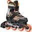 Дитячі ролики Rollerblade Microblade SL 36,5-40 Чорний-Помаранчевий - мініатюра 1