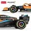 Машинка McLaren F1 MCL36 помаранчевий RASTAR модель 1:12 Автомобіль на дистанційному керуванні + пульт - мініатюра 9