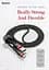 Кабель Baseus Cafule Micro USB 2m (CAMKLF-C91) Red/Black [69672] - мініатюра 10