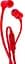 Навушники JBL T110 Red (JBLT110RED) [36330] - мініатюра 1