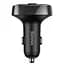 FM-модулятор трансмітер Baseus T-Typed + bluetooth (2USB) CCTM-01 Black - мініатюра 4