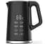 Електрочайник Castle CK-04B, Black, 2200W, 1.7 л, дисковий, подвійні стінки: нержавіюча сталь, пластик, функція регулювання та підтримування температури 40 - 100℃, сенсорний дисплей - мініатюра 1